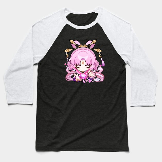 Honkai Star Rail Chibi Fu Xuan Baseball T-Shirt by HoyoStan